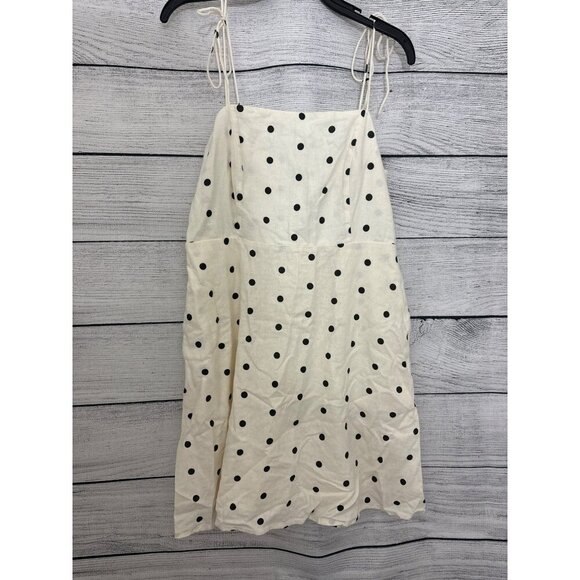 Old Navy Polka Dot Spaghetti Strap Dress w Pockets Size L - Picture 1 of 2